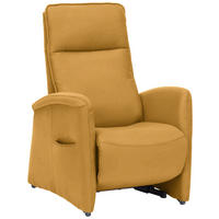 FERNSEHSESSEL Chenille Gelb  - Gelb, Konventionell, Kunststoff/Textil (79-83/108/87cm) - Valdera