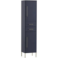 HOCHSCHRANK 40,5/184,3/33,1 cm  - Goldfarben/Dunkelblau, MODERN, Holzwerkstoff/Metall (40,5/184,3/33,1cm) - Stylife