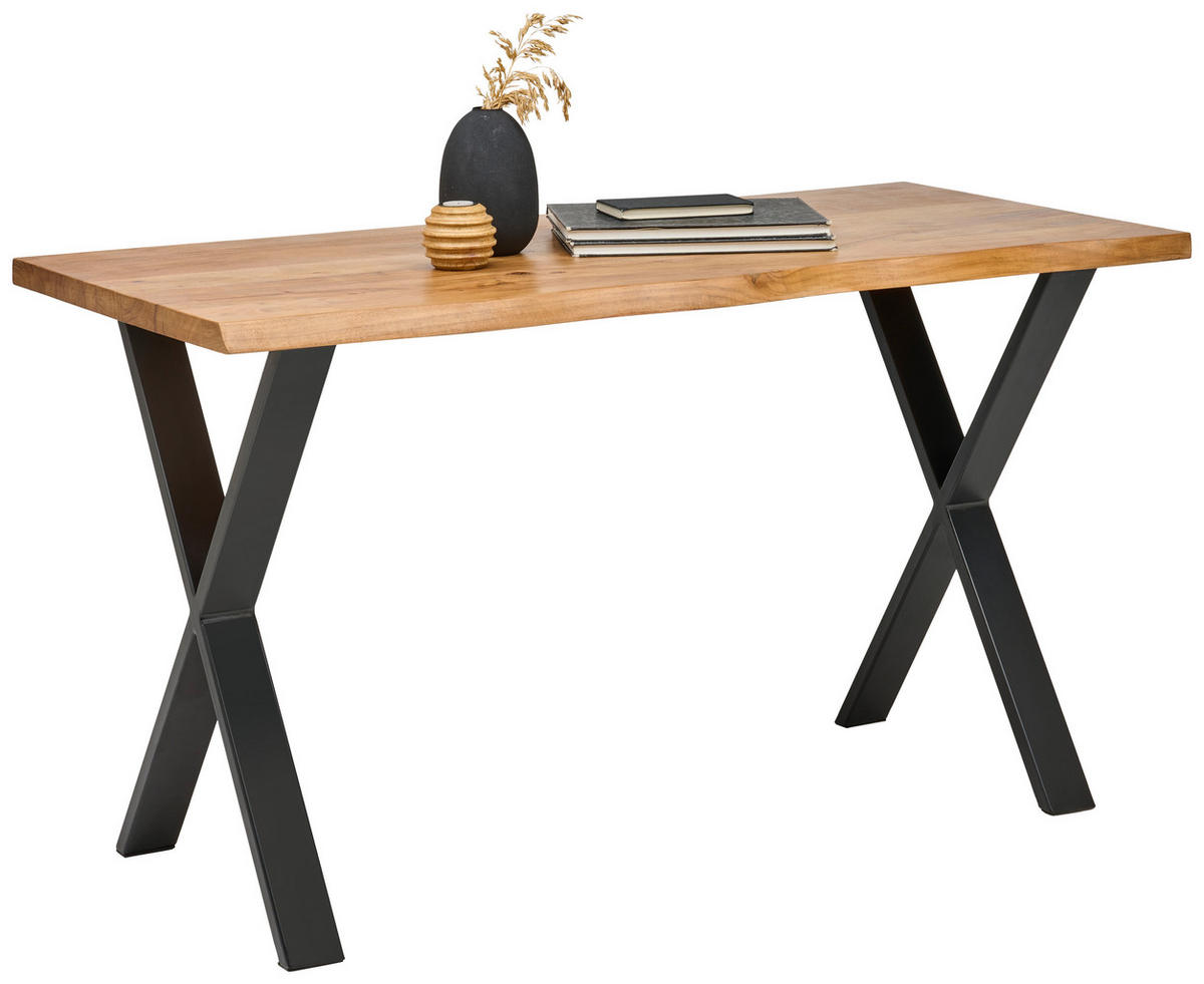 SCHREIBTISCHPLATTE 140/65/3,5 cm  in Akaziefarben  - Akaziefarben, Natur, Holz (140/65/3,5cm) - Valdera