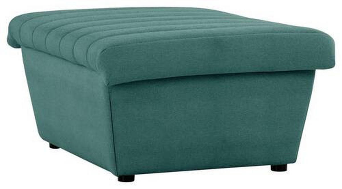 HOCKER Webstoff Grün  - Schwarz/Grün, Design, Kunststoff/Textil (90/43/105cm) - LOOKS by W.Joop