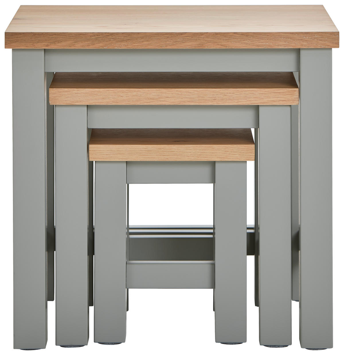 BEISTELLTISCH in Holz, Holzwerkstoff  - Dunkelgrau/Naturfarben, LIFESTYLE, Holz/Holzwerkstoff (52/49/36cm) - MID.YOU