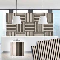 AKUSTIKPANEEL Echtholz 60/60/2,1 cm  - Eichefarben, Basics, Holzwerkstoff (60/60/2,1cm)