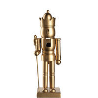 FIGURA ORAŠARA - zlatne boje, Basics, drvo (7/25/6,5cm) - Leonardo