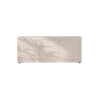 SIDEBOARD  210/86/43 cm 3 Schublade(n)  - Kaschmir/Schwarz, Design, Holzwerkstoff/Kunststoff (210/86/43cm) - MID.YOU