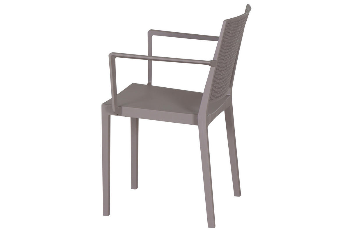 STAPELSTUHL in Kunststoff Taupe  - Taupe, Basics, Kunststoff (46/80/56cm) - Siena Garden