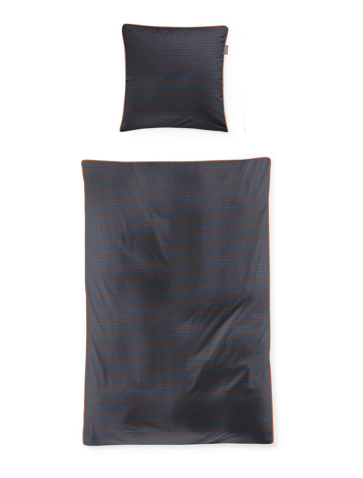 BETTWÄSCHE Makosatin 135/200 cm  - Blau, KONVENTIONELL, Textil (135/200cm) - Irisette