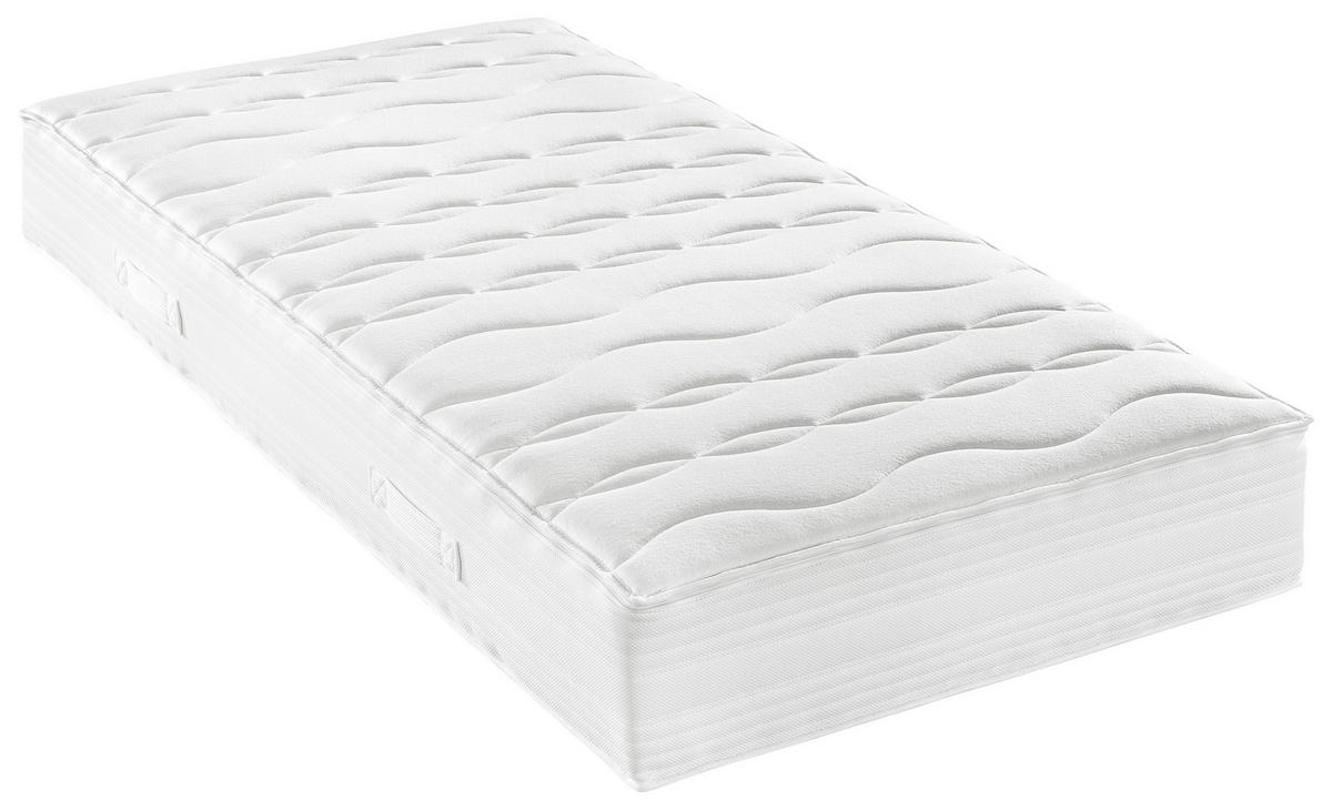 TASCHENFEDERKERNMATRATZE 90/200 cm Höhe ca. 24 cm  H2 = mittel  - Basics, Textil (90/200cm) - Novel