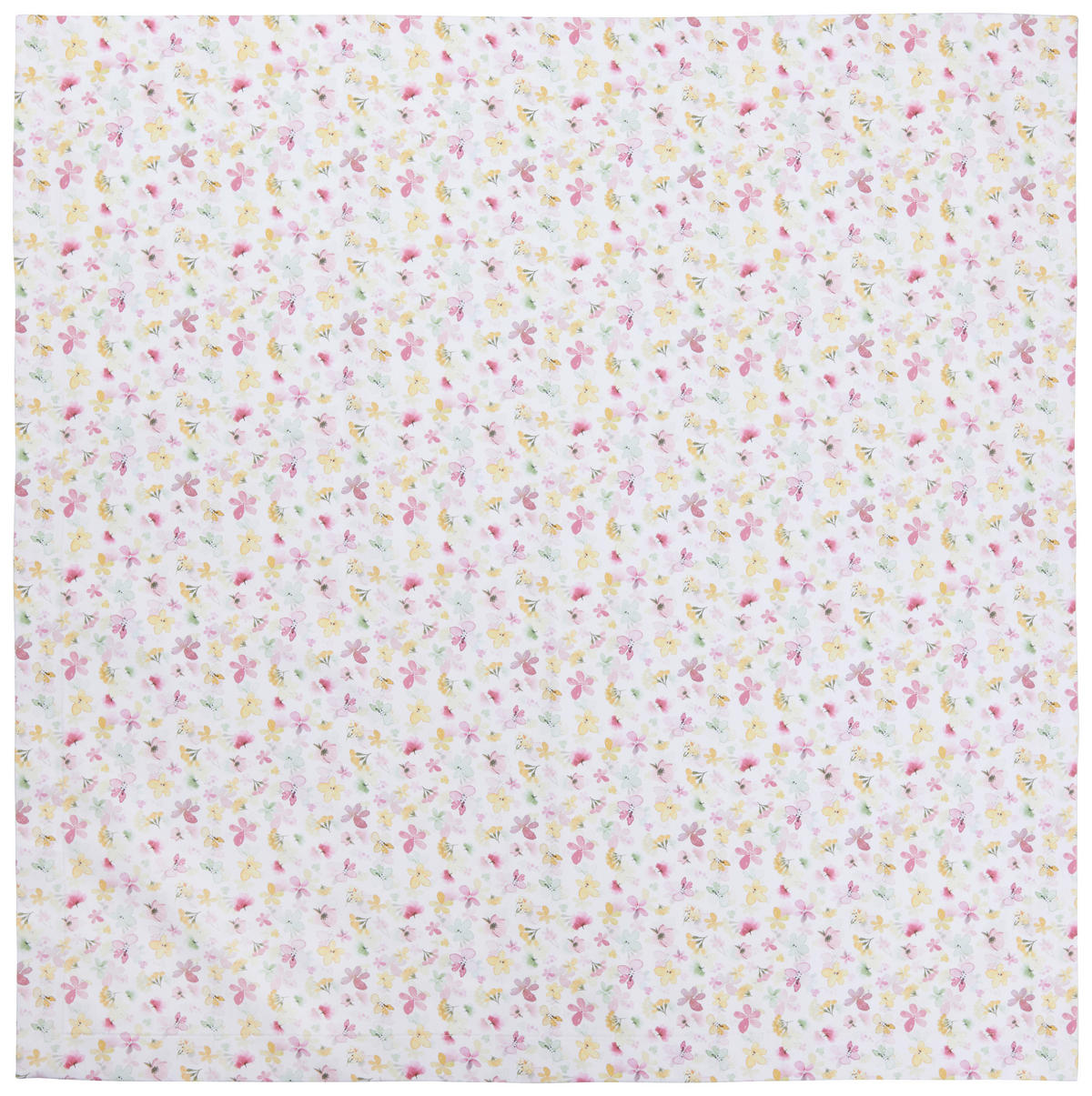 TISCHDECKE Textil Hellgelb, Flieder, Perlmutt 85/85 cm  - Hellgelb/Perlmutt, Basics, Textil (85/85cm) - Esposa