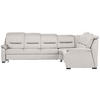 ECKSOFA in Mikrofaser Hellgrau  303/245 cm  - Hellgrau/Schwarz, KONVENTIONELL, Holz/Textil (303/245cm) - Beldomo Comfort
