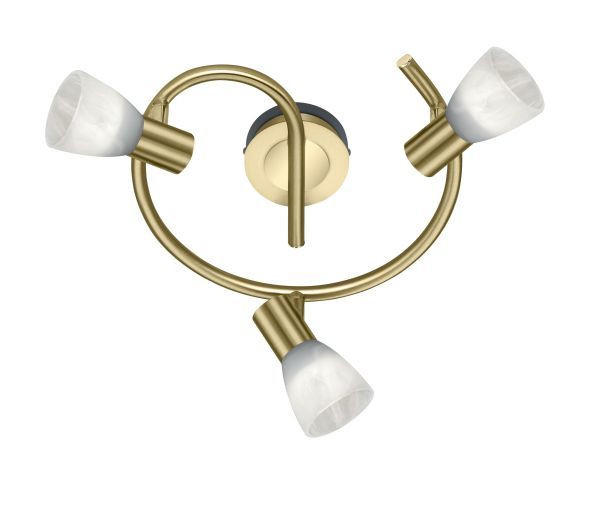 STRAHLER 30/21 cm - Messingfarben, KONVENTIONELL, Glas/Metall (30/21cm)
