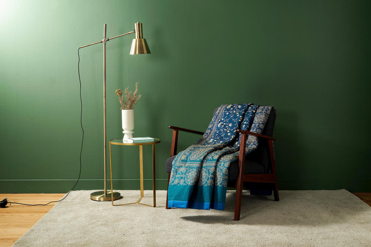 PLED   240/250 cm       modra  - modra, Konvencionalno, tekstil (240/250cm) - Bassetti