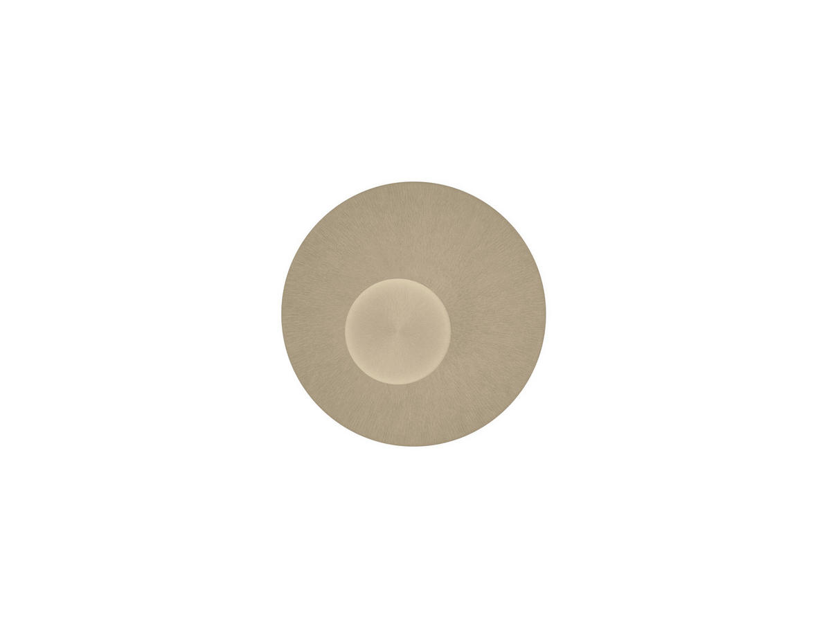 LED-DECKENLEUCHTE 45/4 cm   - Sandfarben, Design, Metall (45/4cm) - Hell