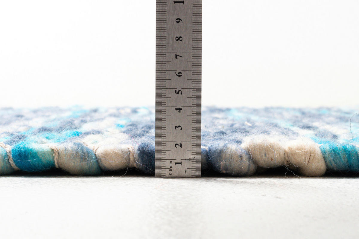 HANDWEBTEPPICH 190/290 cm Blau  - Blau, Design, Textil (190/290cm) - Tom Tailor