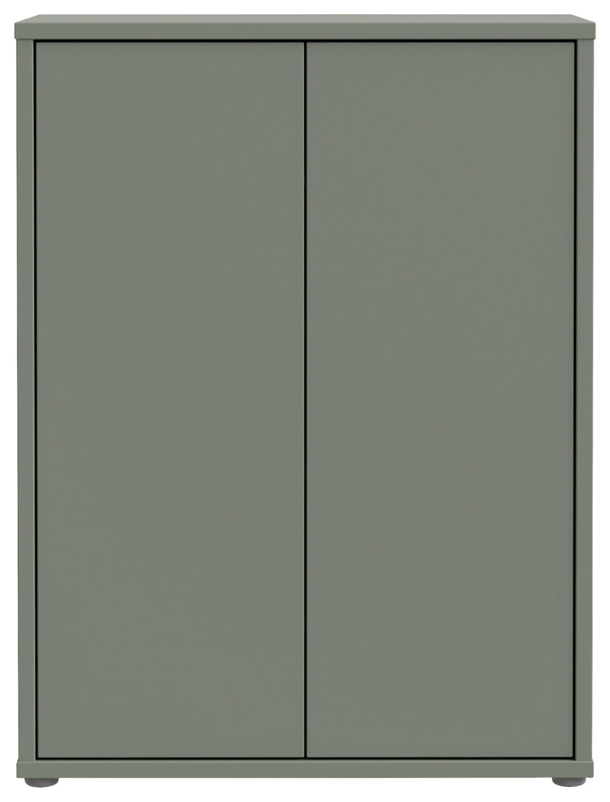 SCHUHSCHRANK Salbeigrün  - Salbeigrün/Grau, MODERN, Holzwerkstoff/Kunststoff (74,5/99,1/34,9cm) - Carryhome
