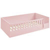 BODENBETT. 120/200 cm  in Rosa  - Rosa, LIFESTYLE, Holz/Holzwerkstoff (120/200cm) - Stylife