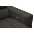 ECKSOFA in Chenille Braun  - Chromfarben/Braun, Design, Textil (207/301cm) - Xora