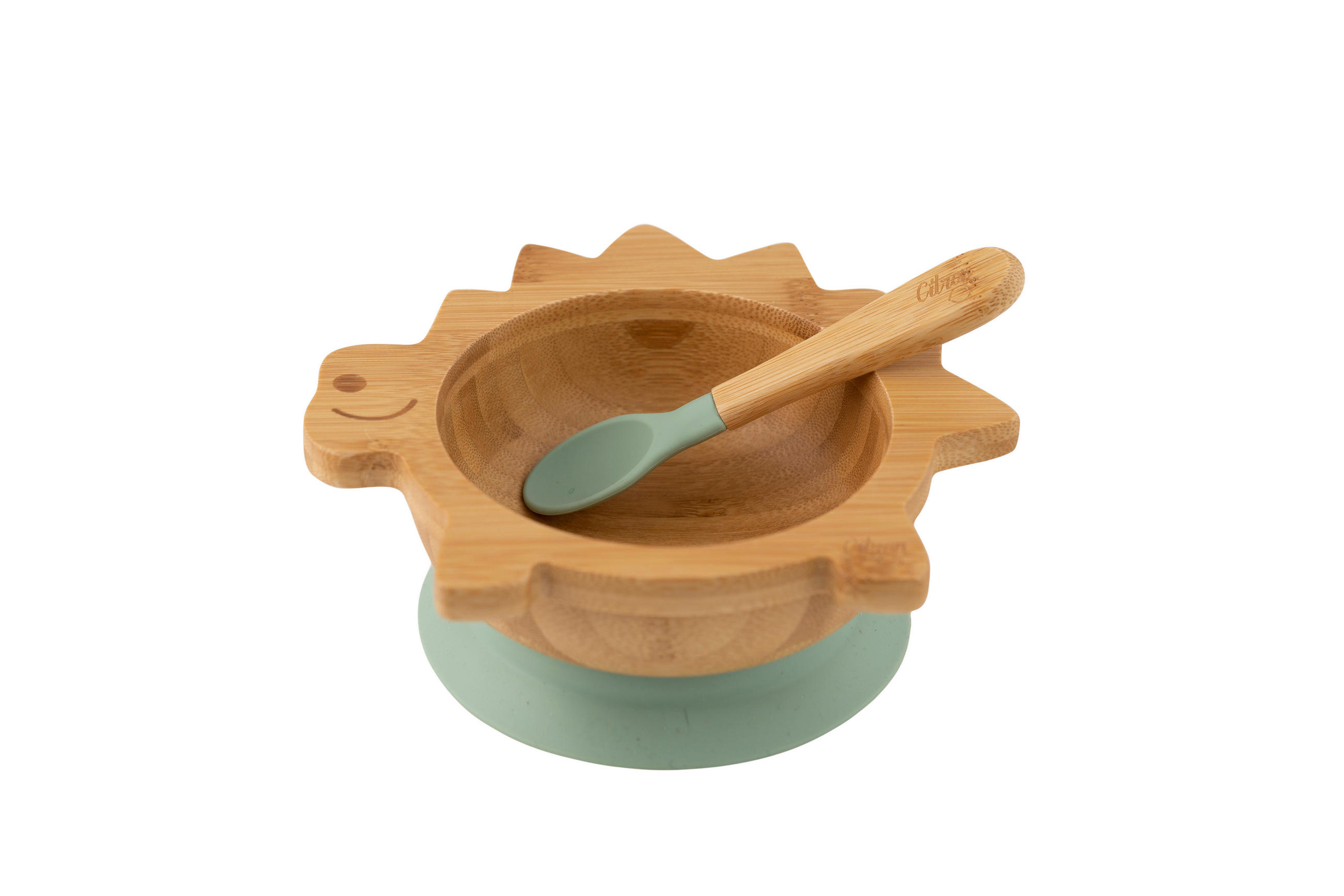 KINDERGESCHIRRSET  - Grün, Basics, Naturmaterialien/Kunststoff
