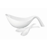 SALATSET  Flow 3-teilig  - Weiss, Design, Keramik (1,8l) - Villeroy & Boch