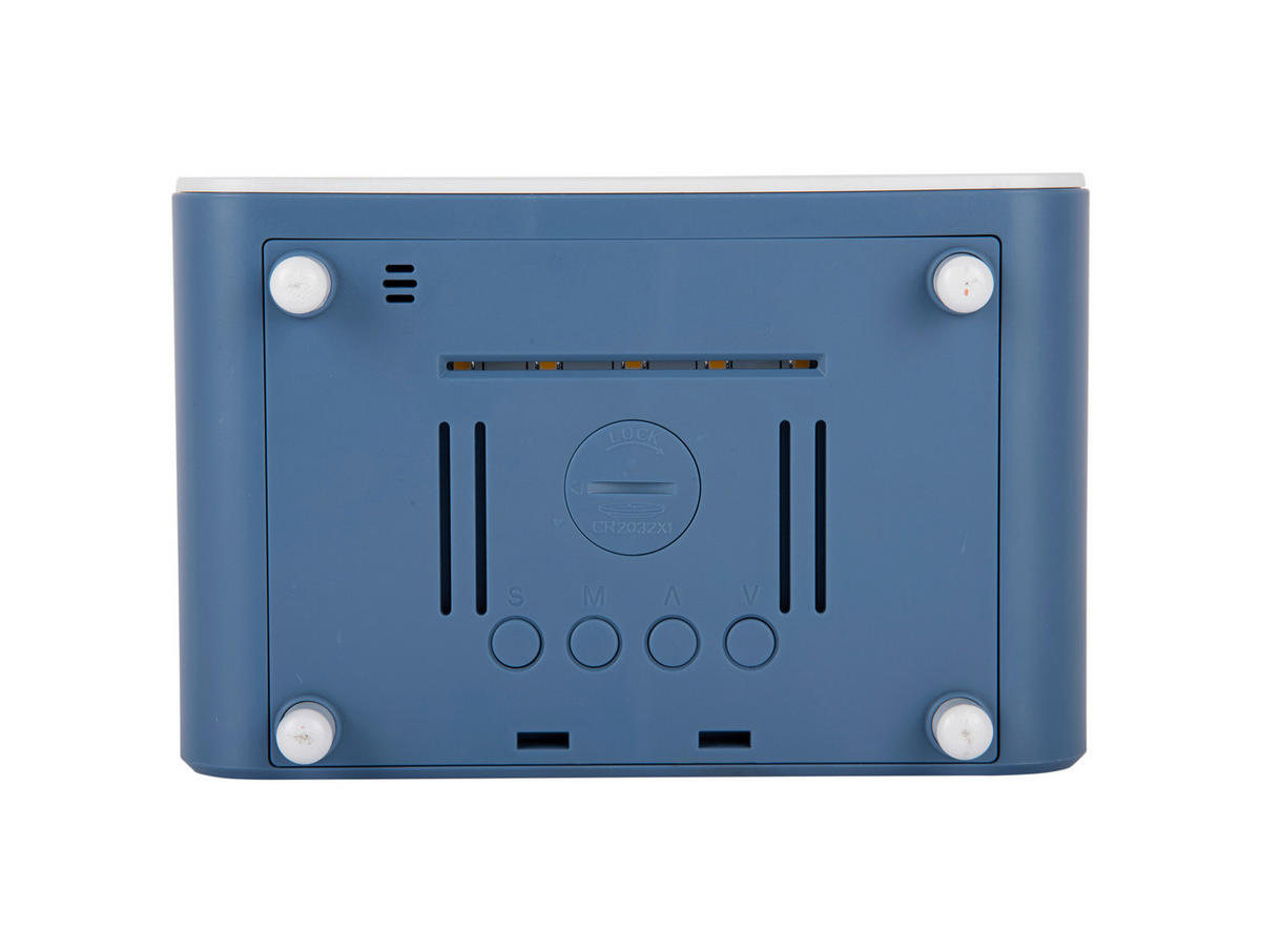 WECKER   - Hellblau, Basics, Kunststoff (17/11/9cm) - Karlsson
