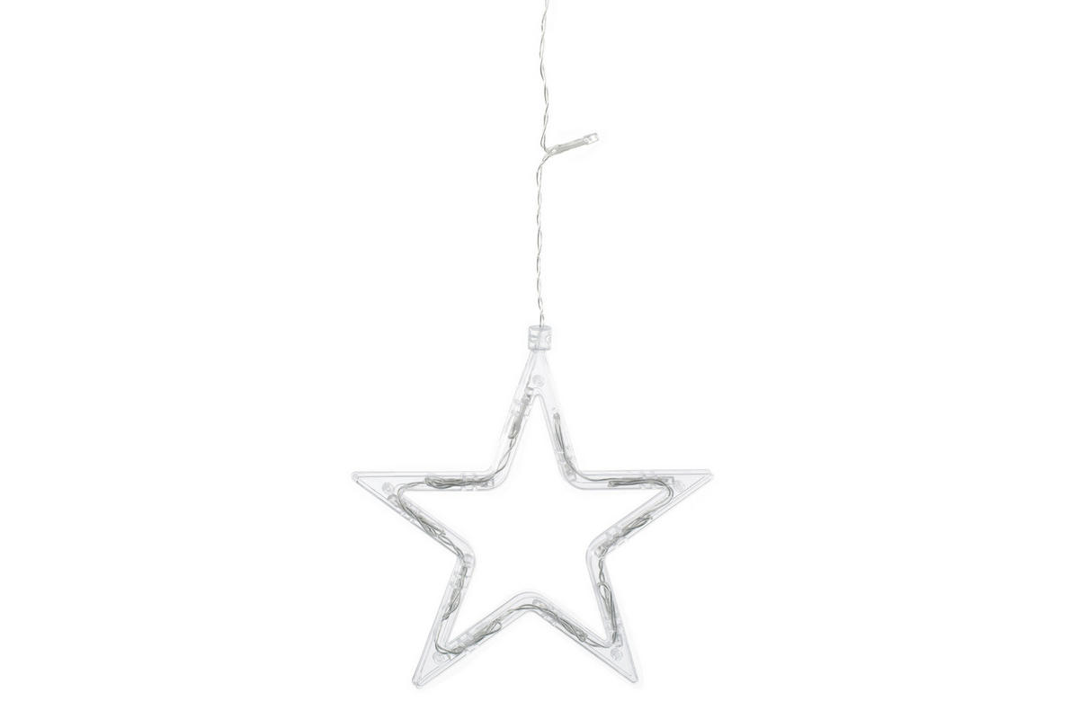 LICHTERKETTE  - Transparent, LIFESTYLE, Kunststoff (180/100cm) - X-Mas