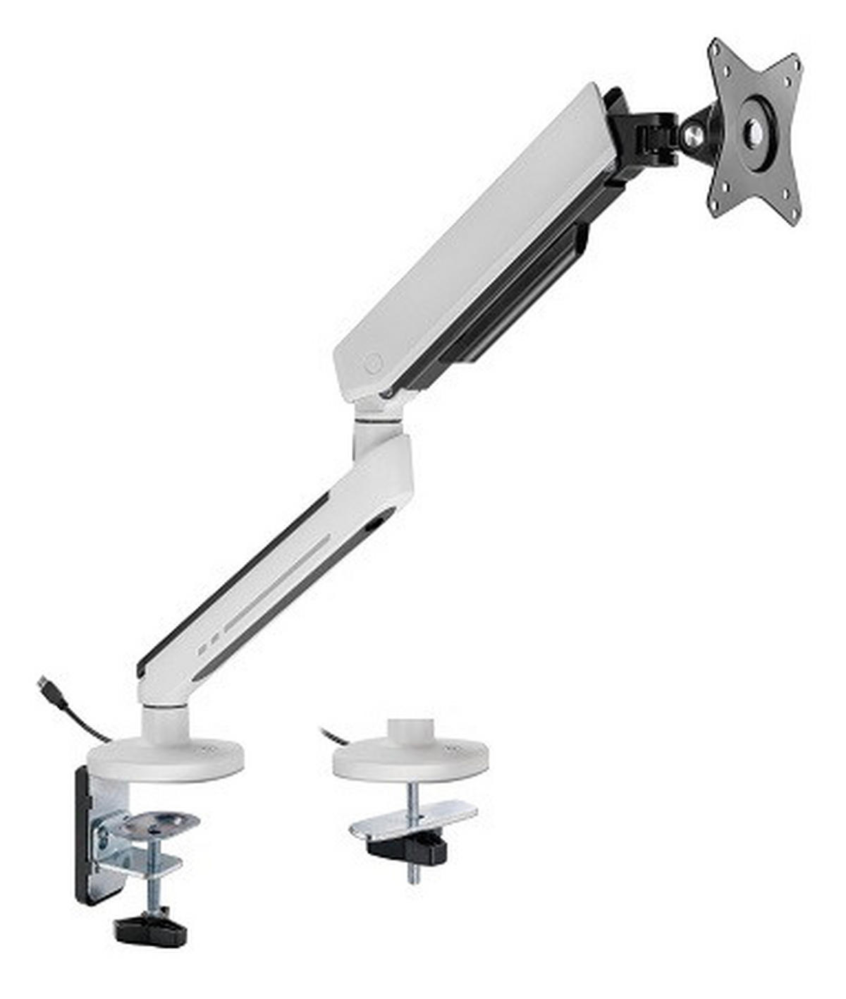 MONITOR-HALTERUNG Metall, Kunststoff Weiß  - Weiß, Design, Kunststoff/Metall (11,7/62,2/57,5cm) - Boxxx