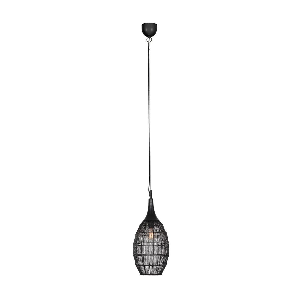 HÄNGELEUCHTE 26/150 cm  - Schwarz, Design, Metall (26/150cm) - Trio Leuchten