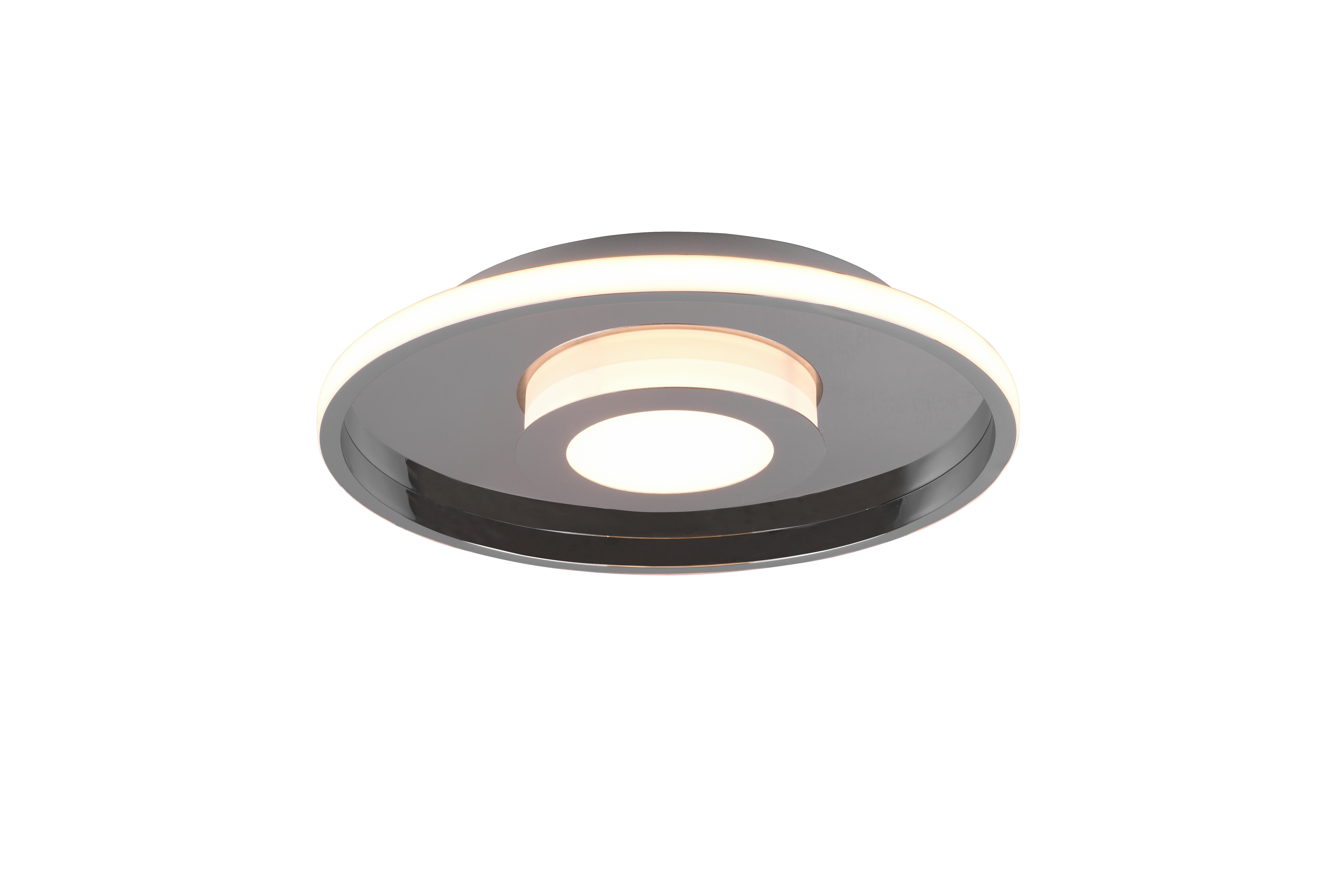 LED-DECKENLEUCHTE  40/6,8 cm    - Chromfarben, Design, Kunststoff/Metall (40/6,8cm) - Trio Leuchten