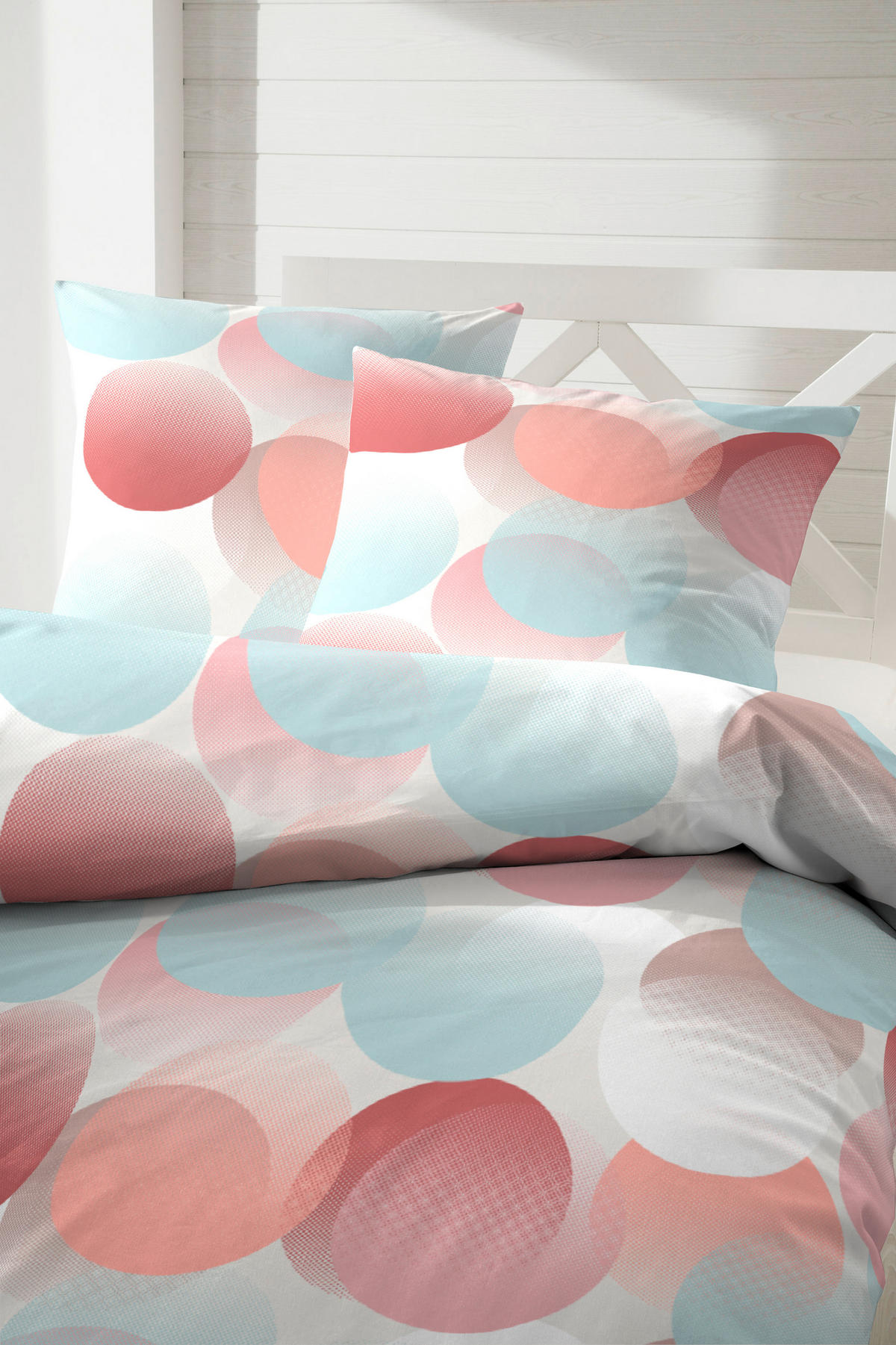 BETTWÄSCHE Perkal 135/200 cm  - Rot, Basics, Textil (135/200cm)