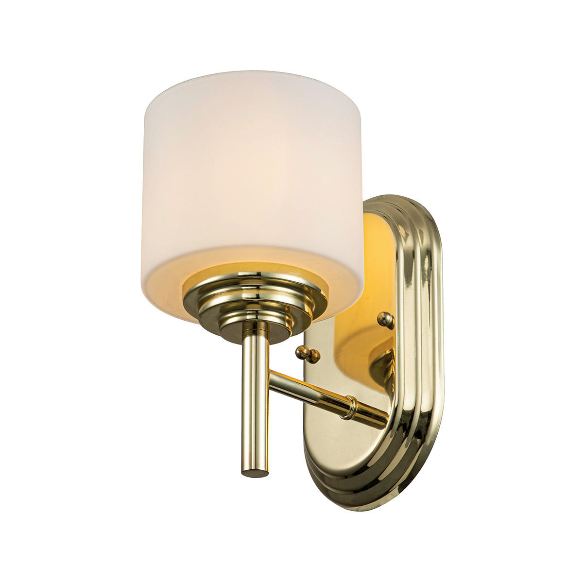 BADEZIMMER-WANDLEUCHTE - Messingfarben, Konventionell, Glas/Metall (38.1/39.7 /42.2cm) - Elstead Lighting