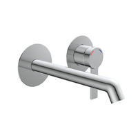 WASCHTISCHARMATUR 20/8/27 cm  - Chromfarben, Basics, Metall (20/8/27cm) - Schütte