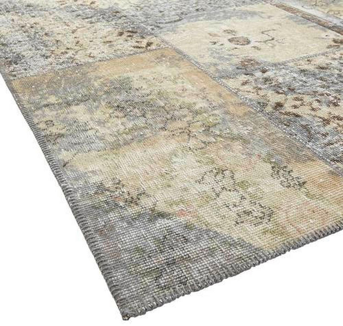 ORIENTALISK MATTA 80/150 cm Splash Beige Grey Mix  - beige/grå, Trend, textil (80/150cm) - Cazaris