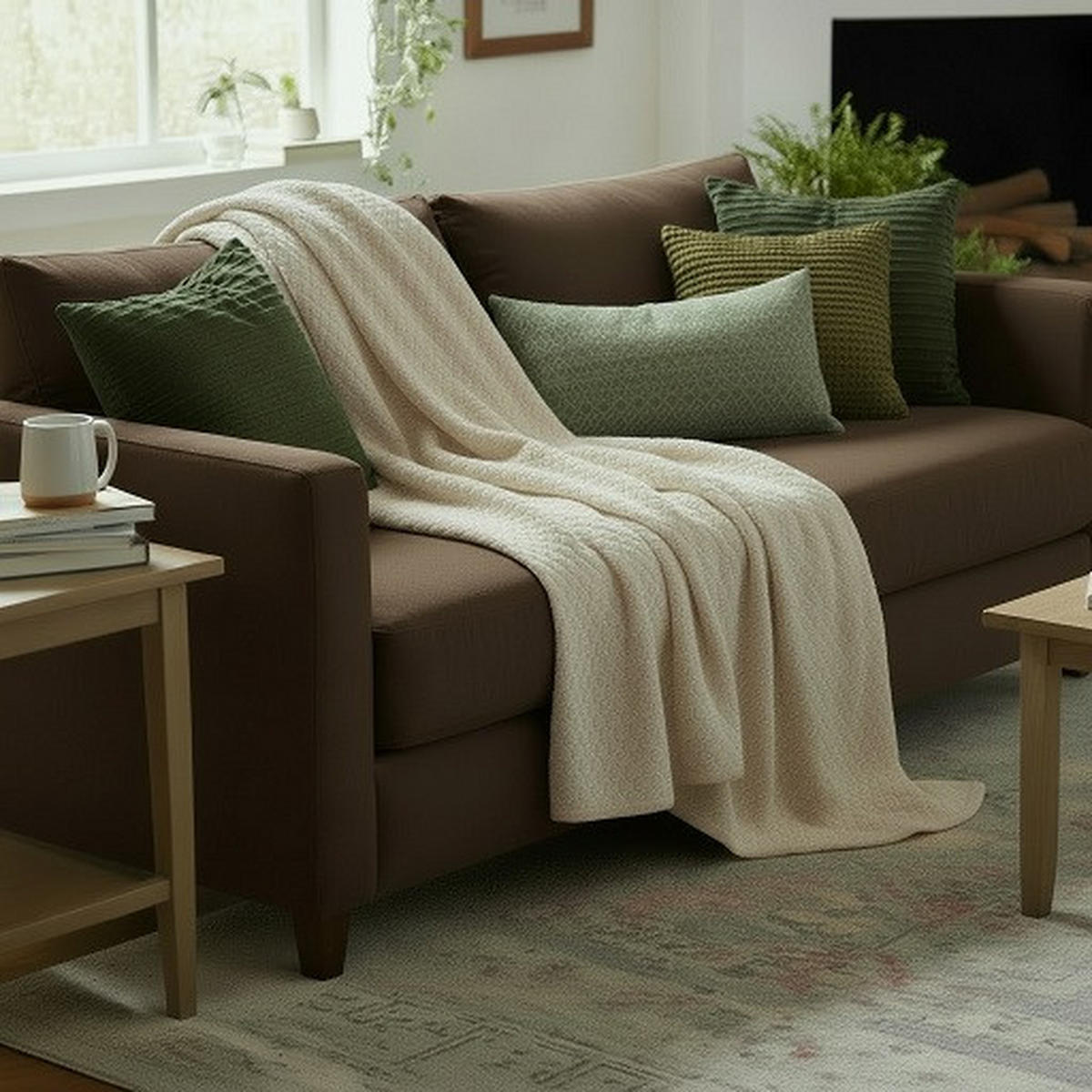 PREKRIVAČ 70/180 cm  ALBA  - bež, Basics, tekstil (70/180cm) - Esposa