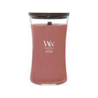 ILLATGYERTYA - cappuccino/átlátszó, Basics, üveg/paraffin (10.2/17.8/10.2cm) - WoodWick