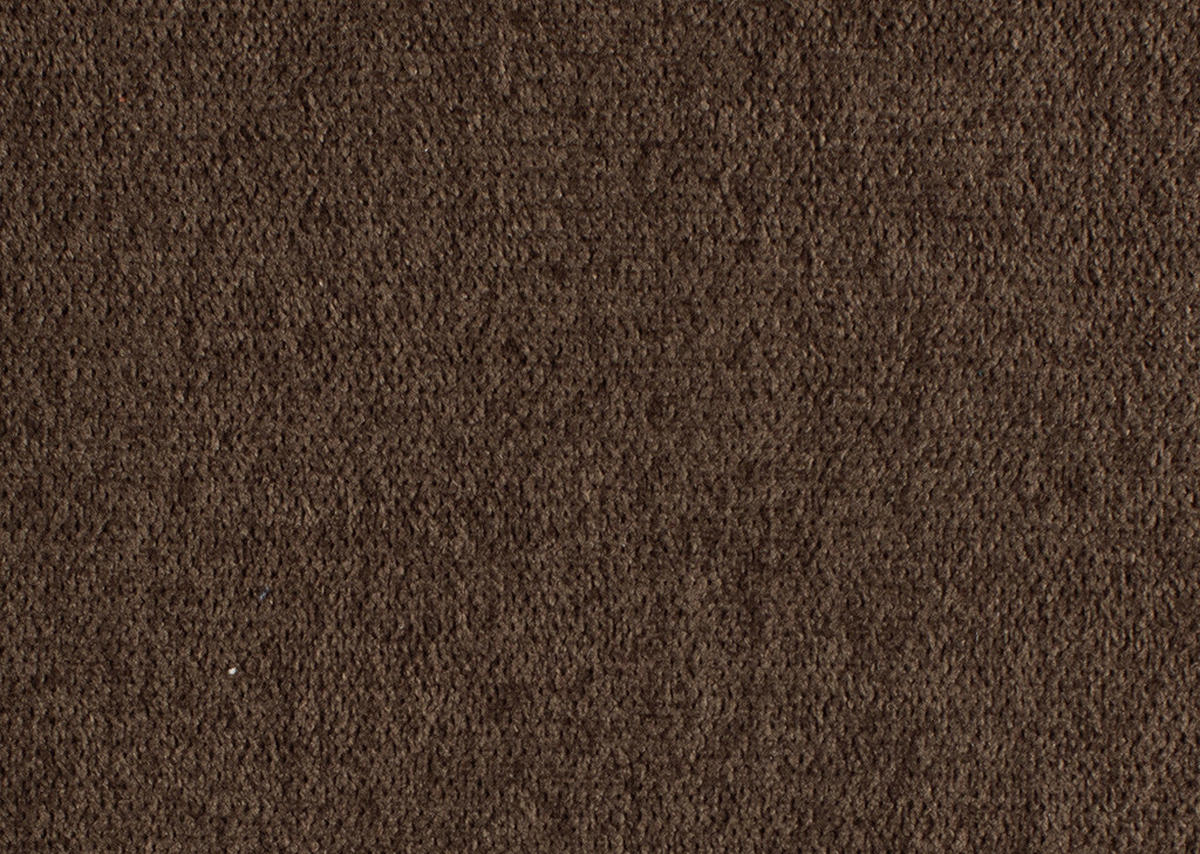 ECKSOFA in Chenille, Mikrofaser Dunkelbraun  - Dunkelbraun/Schwarz, Design, Textil/Metall (157/299cm) - Dieter Knoll