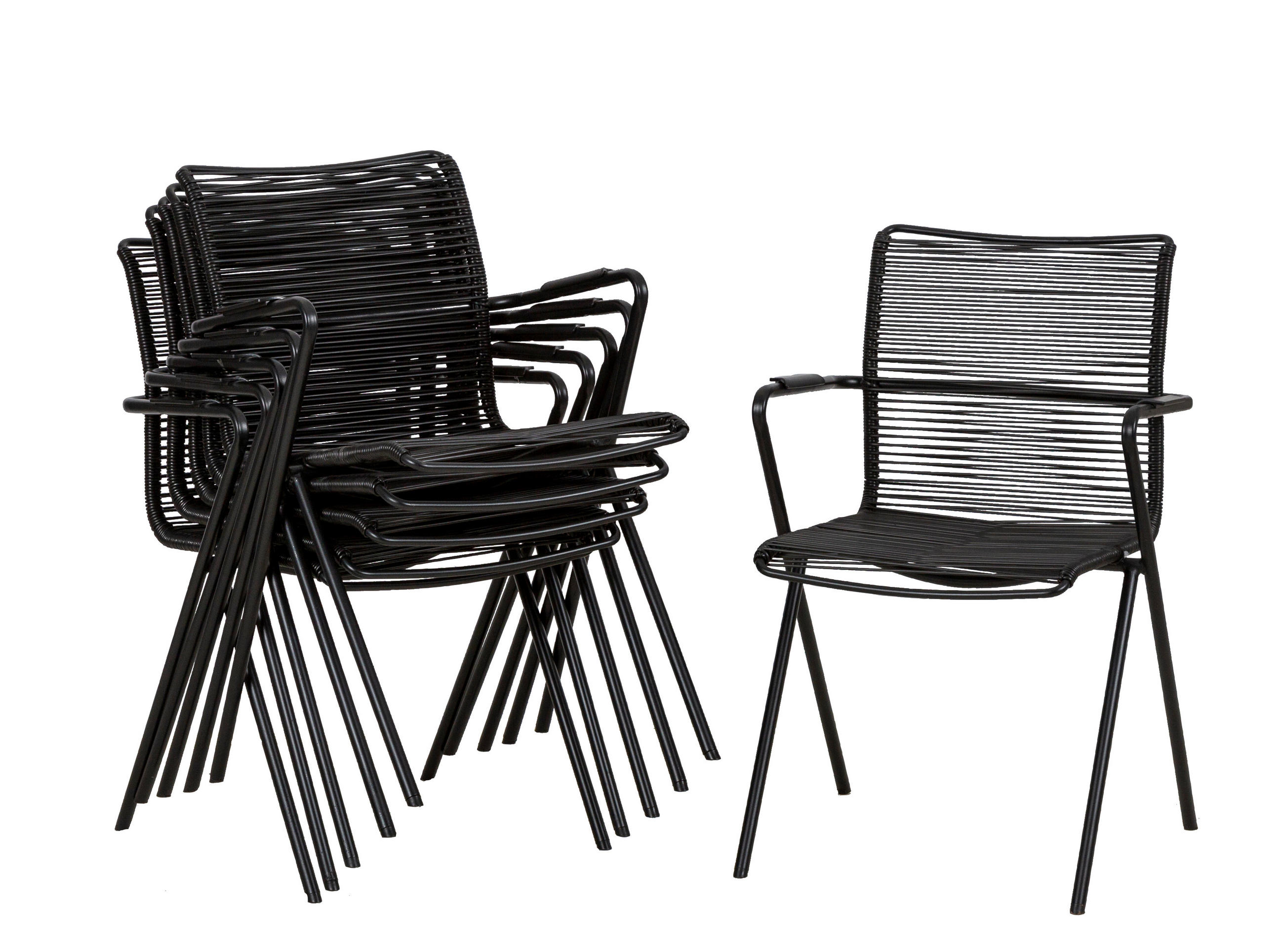 STAPELSESSEL Aluminium Anthrazit, Schwarz  - Anthrazit/Schwarz, Basics, Kunststoff/Metall (55/57/83cm) - Acamp