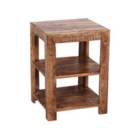 REGAL Mangoholz massiv Naturfarben  - Naturfarben, Design, Holz (44/60/44cm) - MID.YOU