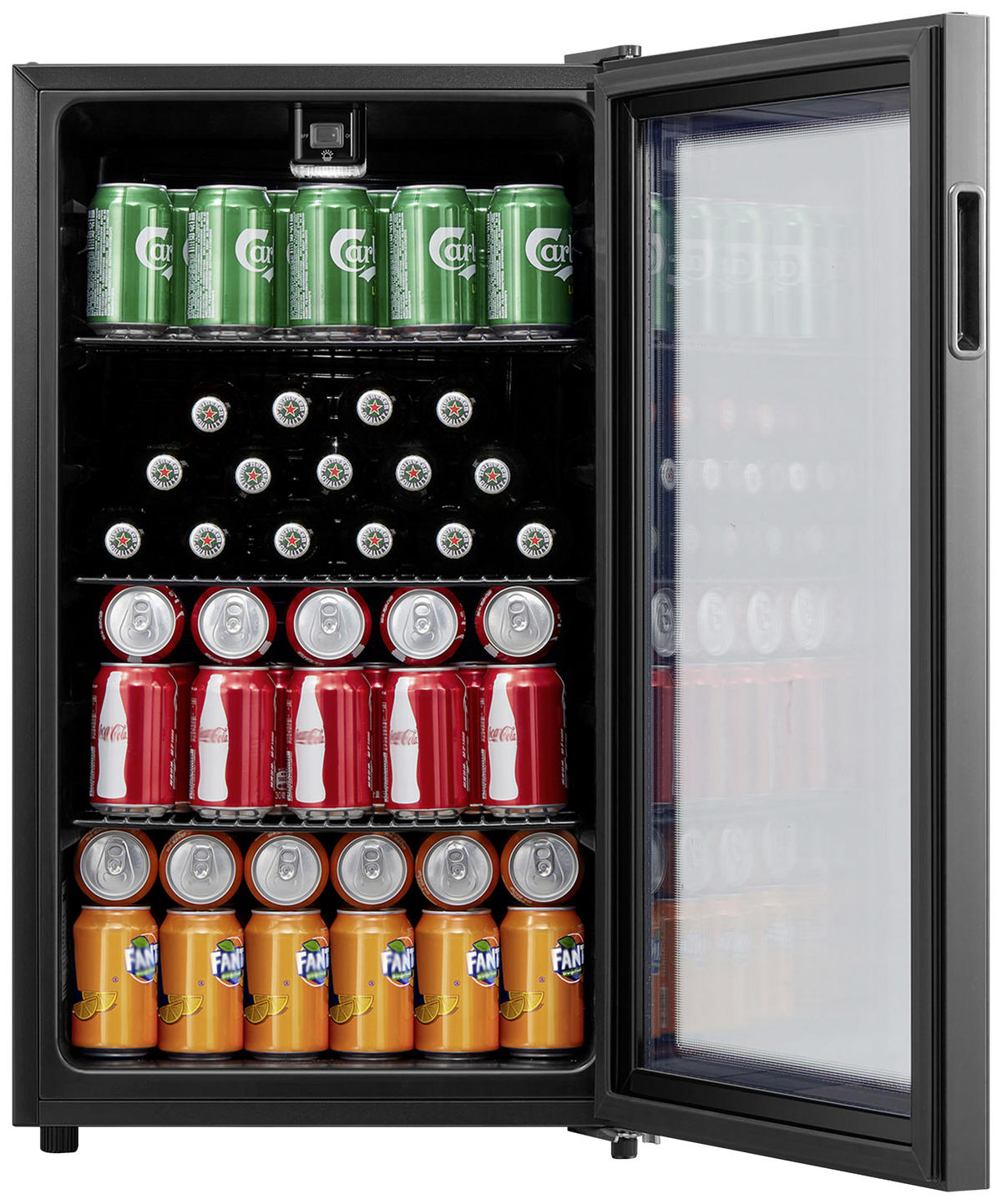 Kühlschrank für Getränke mit Glastür hier finden
