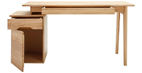 SCHREIBTISCH 156,7/65/74,2 cm  in Eichefarben  - Eichefarben, MODERN, Holz (156,7/65/74,2cm) - Linea Natura