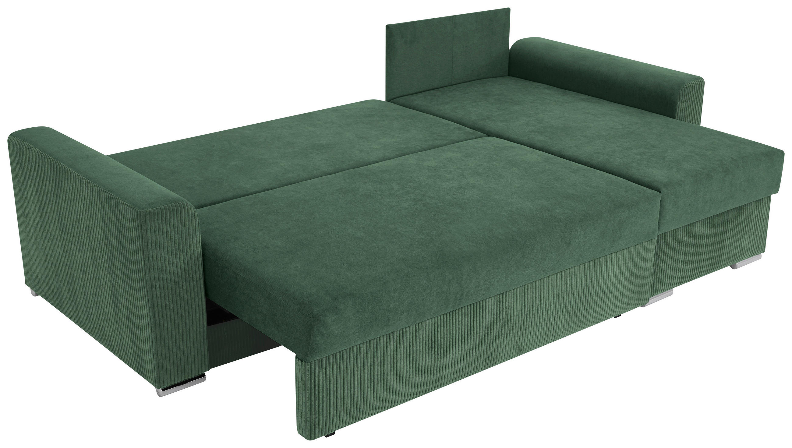 COLȚAR textil verde  - verde/culoare crom, Design, plastic/textil (239/141cm) - Carryhome