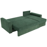 COLȚAR EXTENSIBIL textil verde  - verde/culoare crom, Design, plastic/textil (239/141cm) - Carryhome