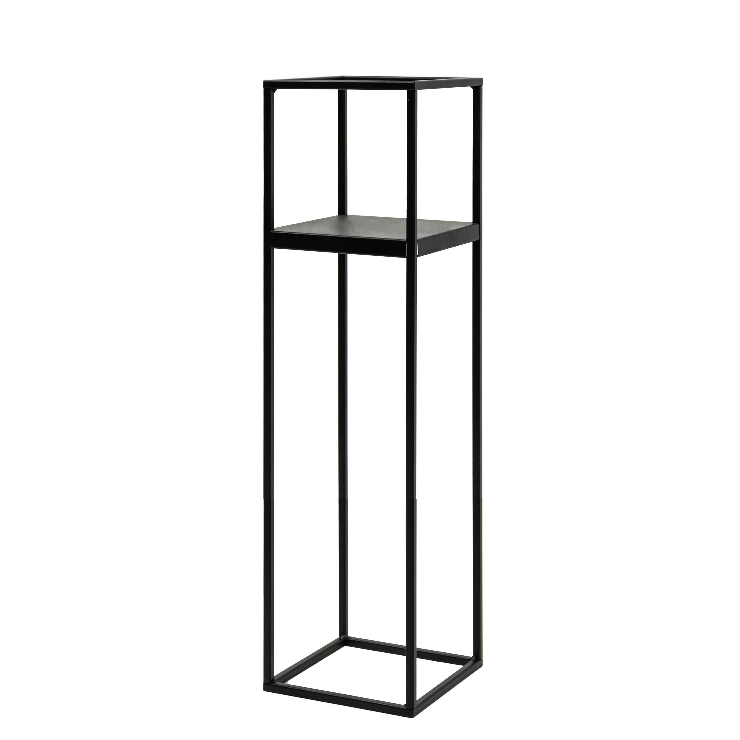 BLUMENSTÄNDER in Metall  - Schwarz, Basics, Metall (19/77/19cm)