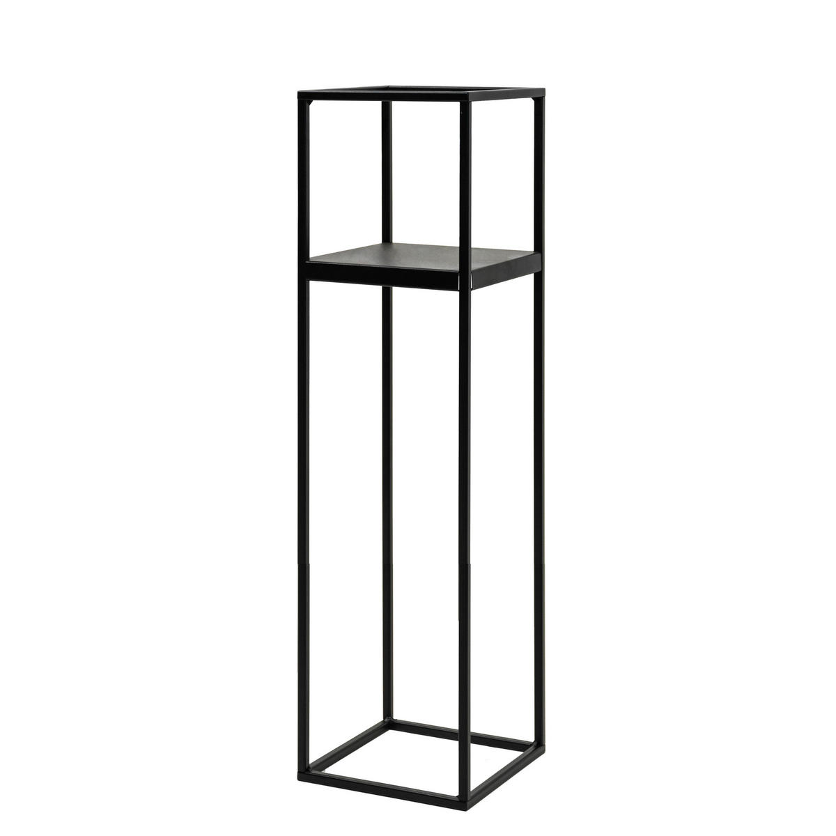 BLUMENSTÄNDER Metall  - Schwarz, Basics, Metall (19/77/19cm)