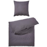 BETTWÄSCHE Renforcé Anthrazit 135/200 cm - Anthrazit, KONVENTIONELL, Textil (135/200cm) - Bio:Vio