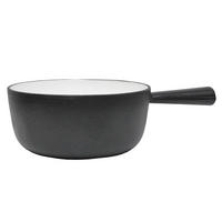 FONDUEPFANNE Heidi Cheese Line  - Weiss/Schwarz, Basics, Metall (20cm) - Heidi Cheese Line