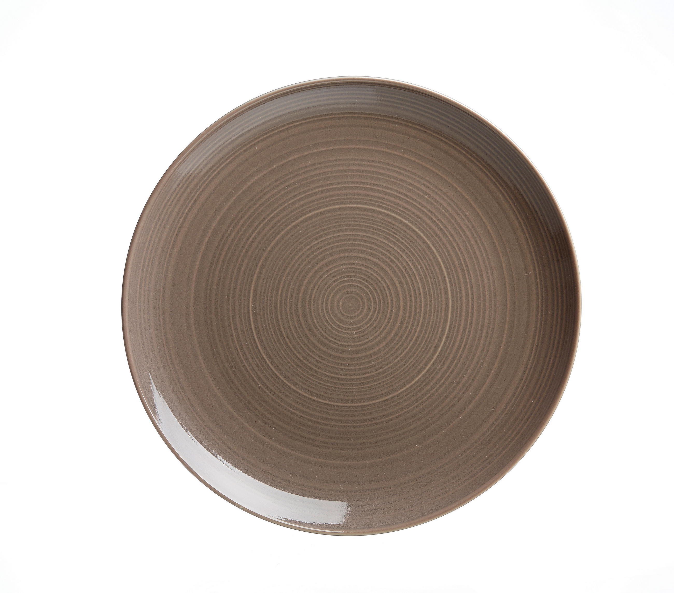 SPEISETELLER Suomi  - Taupe/Weiß, Keramik (26/26/2cm) - Ritzenhoff Breker