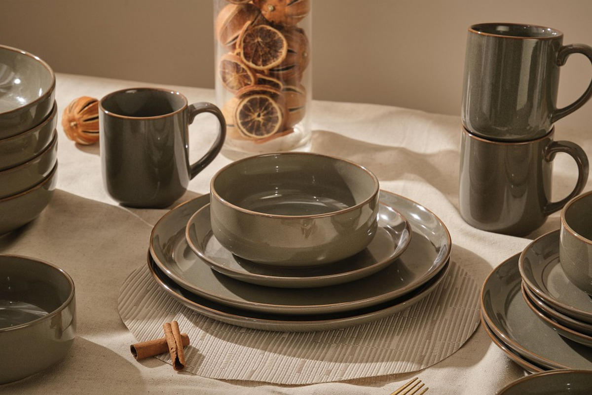 KOMBISERVICE Marbella 20-teilig  - Braun, Trend, Keramik - Novel