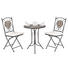 SET ZA BALKON - črna, Konvencionalno, kovina/keramika (60/36/70/91/61/35cm) - Ambia Garden SET ZA BALKON - črna, Konvencionalno, kovina/keramika (60/36/70/91/61/35cm) - Ambia Garden