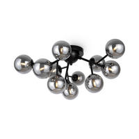 DECKENLEUCHTE 28 W     - Schwarz, Trend, Glas/Metall (60/20/60cm) - MAYTONI