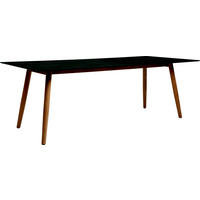 GARTENTISCH Kunststoff Grau rechteckig  - Grau/Teakfarben, MODERN, Holz/Kunststoff (220/100/73,5cm) - Stern