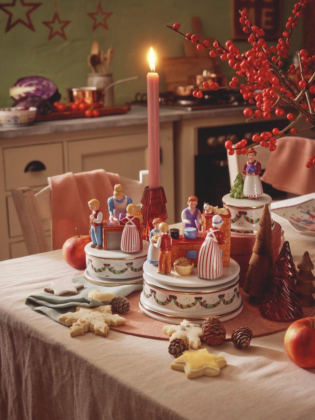 DEKOSPIELUHR Sammelkollektion 26 - Weihnachtsschmaus  - Multicolor, Basics, Keramik (16/15,5cm) - Hutschenreuther